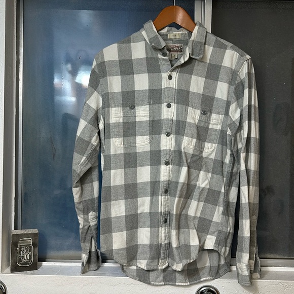 J Crew SLIM MIDWEIGHT BRUSHED FLANNEL WORKSHIRT IN REGENERATIVE COTTON - Picture 4 of 5